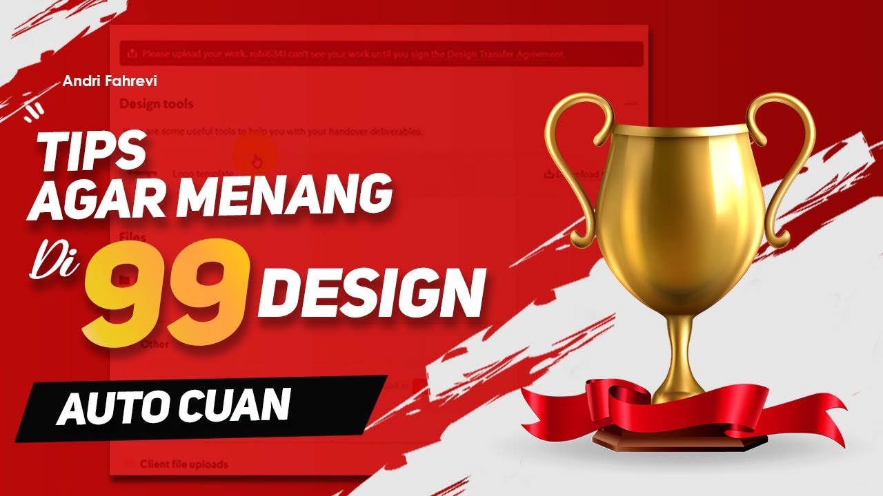 Tips Menang di 99 design | auto cuan !! 🤑