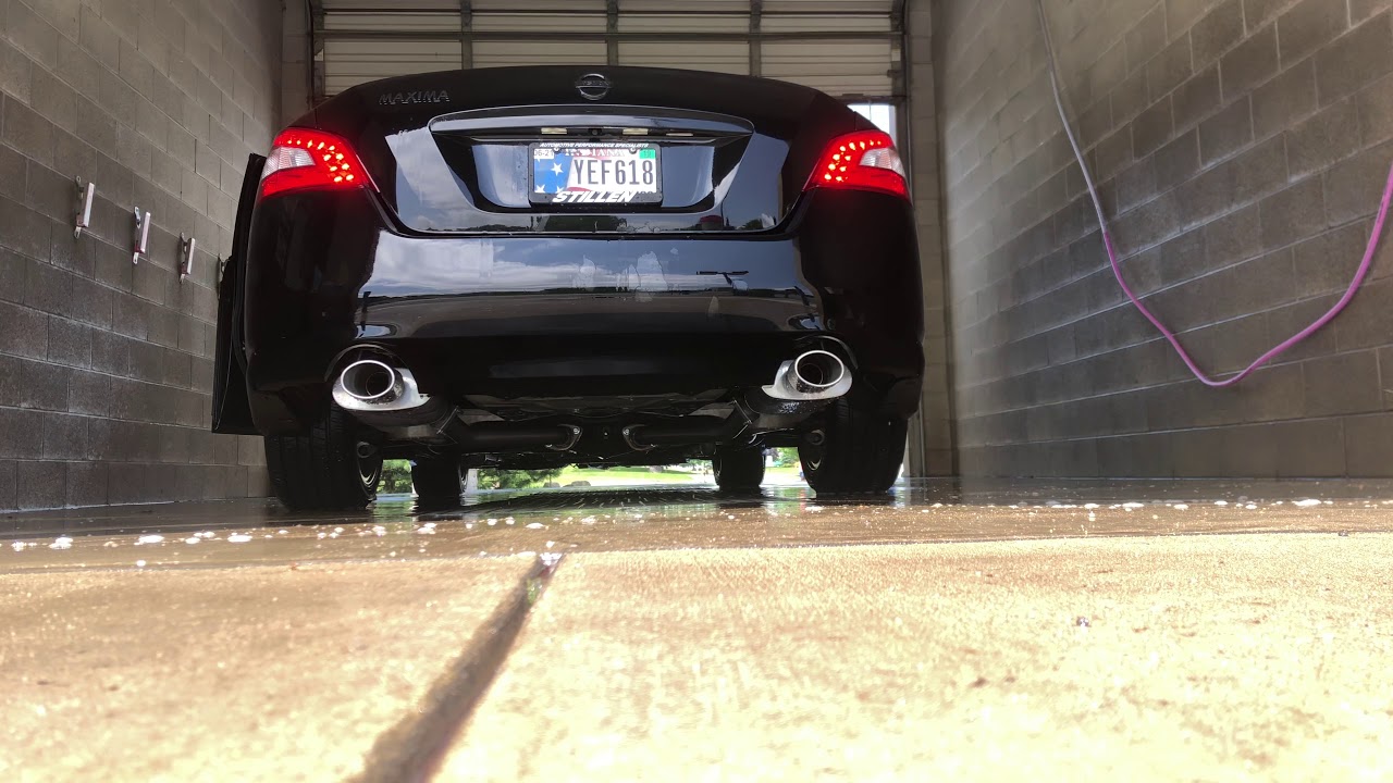 STILLEN Axle-back Sound Clip on a 7th gen Nissan Maxima!