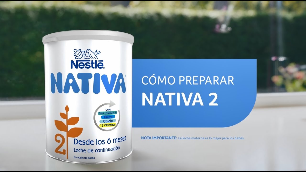 Nestlé NATIVA 1 Leche para bebés de 0 a 6 meses en polvo, fórmula