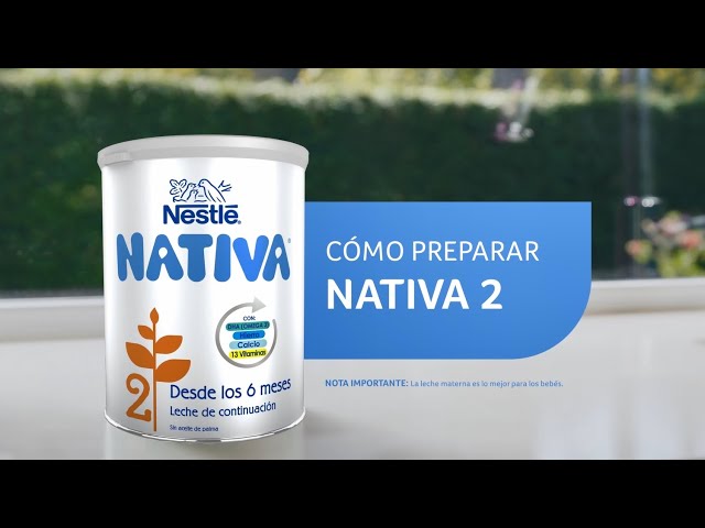 Cómo preparar el biberón de NATIVA para tu bebé? 