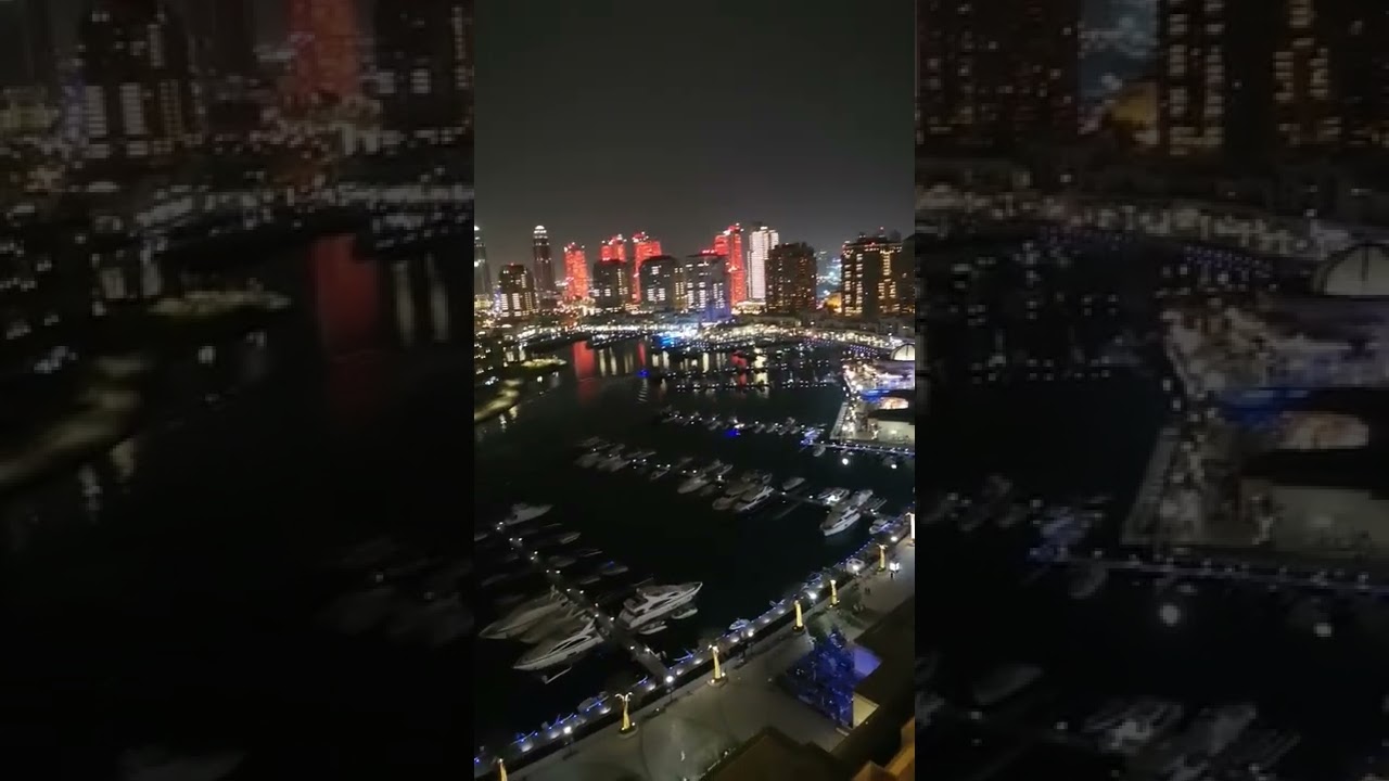 DOHA QATAR night light