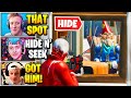 Streamers Host *200 IQ* 100 PLAYER Hide And Seek | Fortnite Daily Funny Moments Ep.560