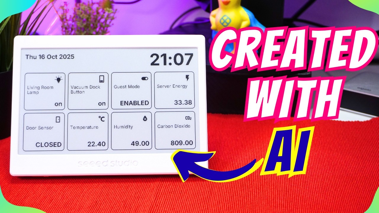 Я создал локальную панель управления домашним помощником на электронной бумаге с использованием и...