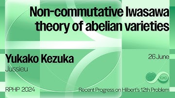 Yukako Kezuka, Non-commutative Iwasawa theory of abelian varieties