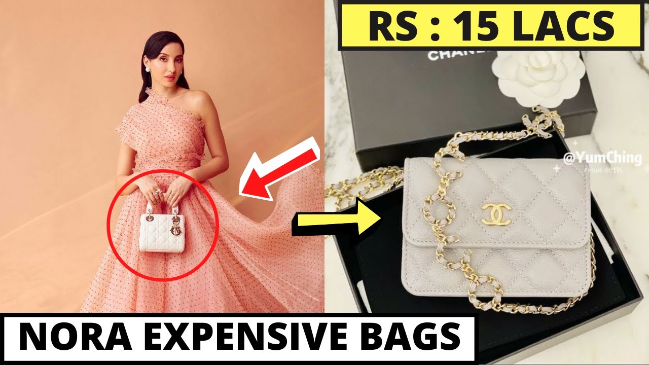 Nora Fatehi luxury handbag collection