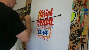 July Script and Casual Lettering Workshop Dates 2019