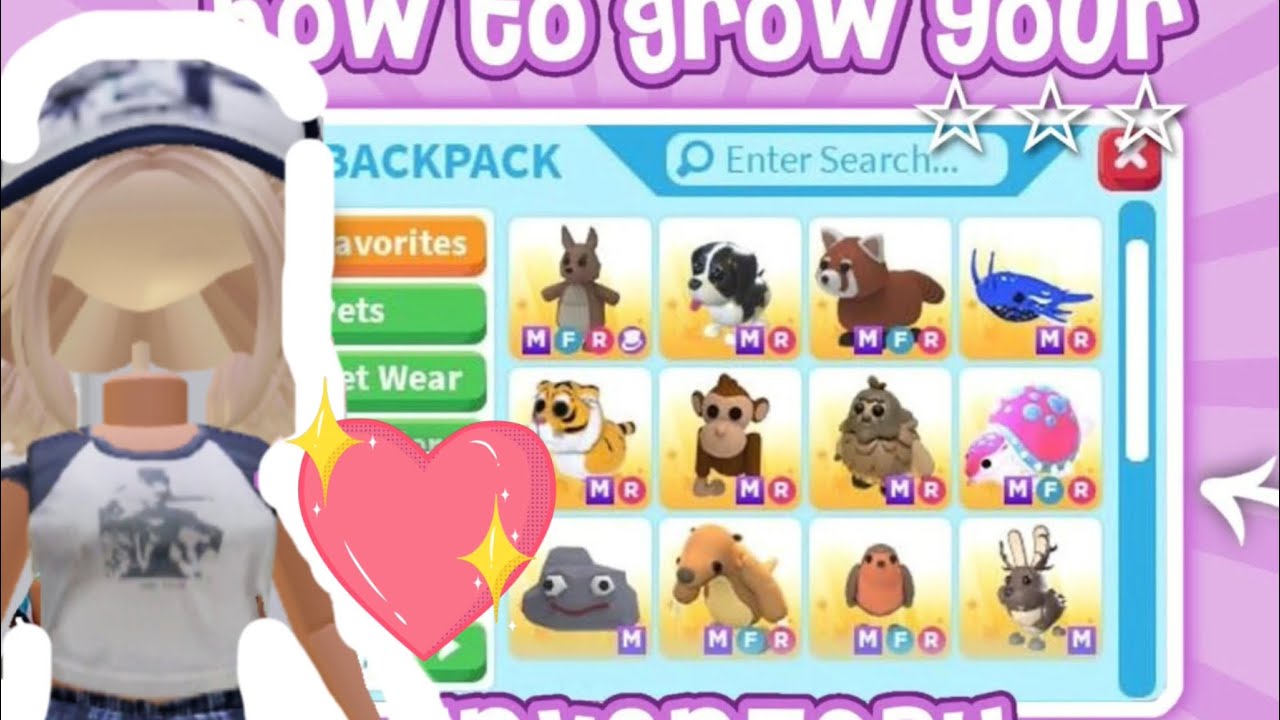 How to grow ur invo in adopt me best tips - YouTube