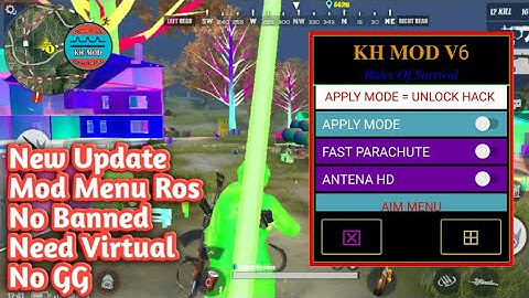 New Update!! Mod Menu Ros V6 | Aimlock 100% Speed Hack & Antena Hd | Cheat No Banned / Safe 100%