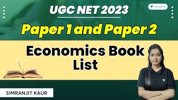 UGC NET Paper 1 and Paper 2 | Economics Book List | Simranjit Kaur