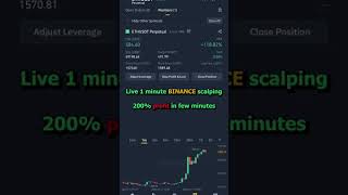 1 minute Binance #ETH Scalping #trading #shorts #ethereum #crypto #binance #futures #daytrading #yt