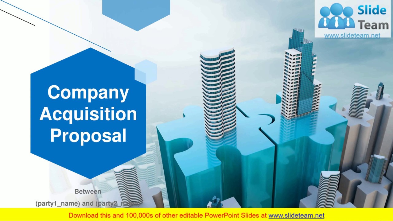 Company Acquisition Proposal PowerPoint Presentation Slides YouTube