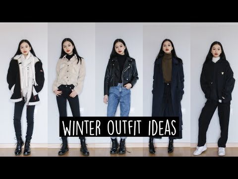 cute layered outfits for winter
