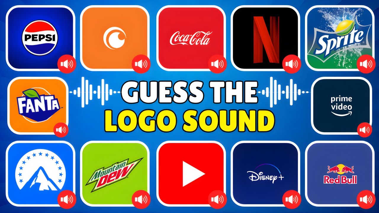 Guess The Streaming & Soft Drink Logo Sound 🥤🎬 | Pepsi, Coke, Prime Video