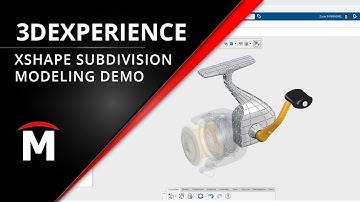 xShape Demonstration - Subdivision Modeling on the 3DEXPERIENCE Cloud