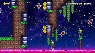 ★ Toxic Wall Jump Course ★ by ☆Boss_YT☆ 🍄Super Mario Maker 2 ✹Switch✹ No Commentary #czo