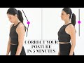 Correct your posture in 5 minutes