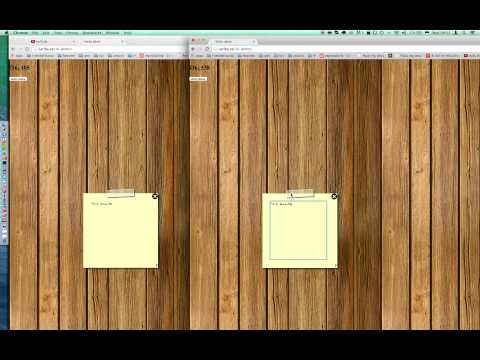 Sticky note socket.io demo