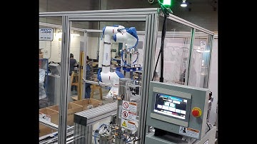 Proco Case Packer with Yaskawa Motoman HC-10 Collaborative Robot