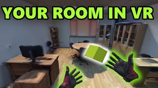 Room Scan and Reconstruction in VR