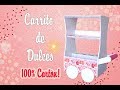 COMO HACER UN CARRITO DE DULCES EN CARTÒN