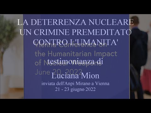 conferenza abolizione armi nucleari Vienna 21 23giu2022