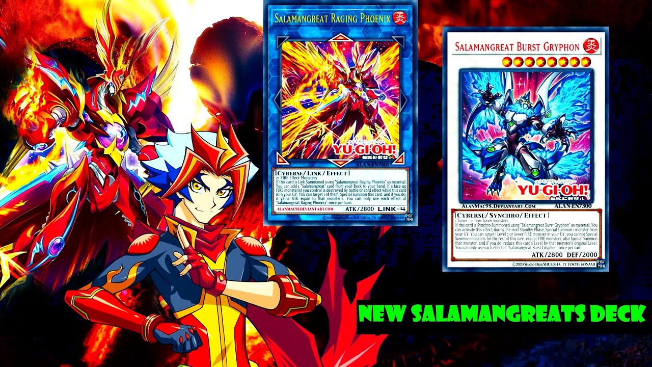 (YGOPRO)new Salamangreats deck, Salamangreat Raging Phoenix,Duelist Pack: Duelists of Explosion