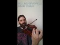 GYPSY JAZZ VIOLIN - GRAPPELLI LICKS #1