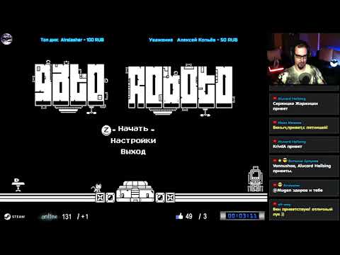 Gato Roboto прохождение 100% | Игра на (PC, Switch, Xbox One) 2019 Стрим RUS