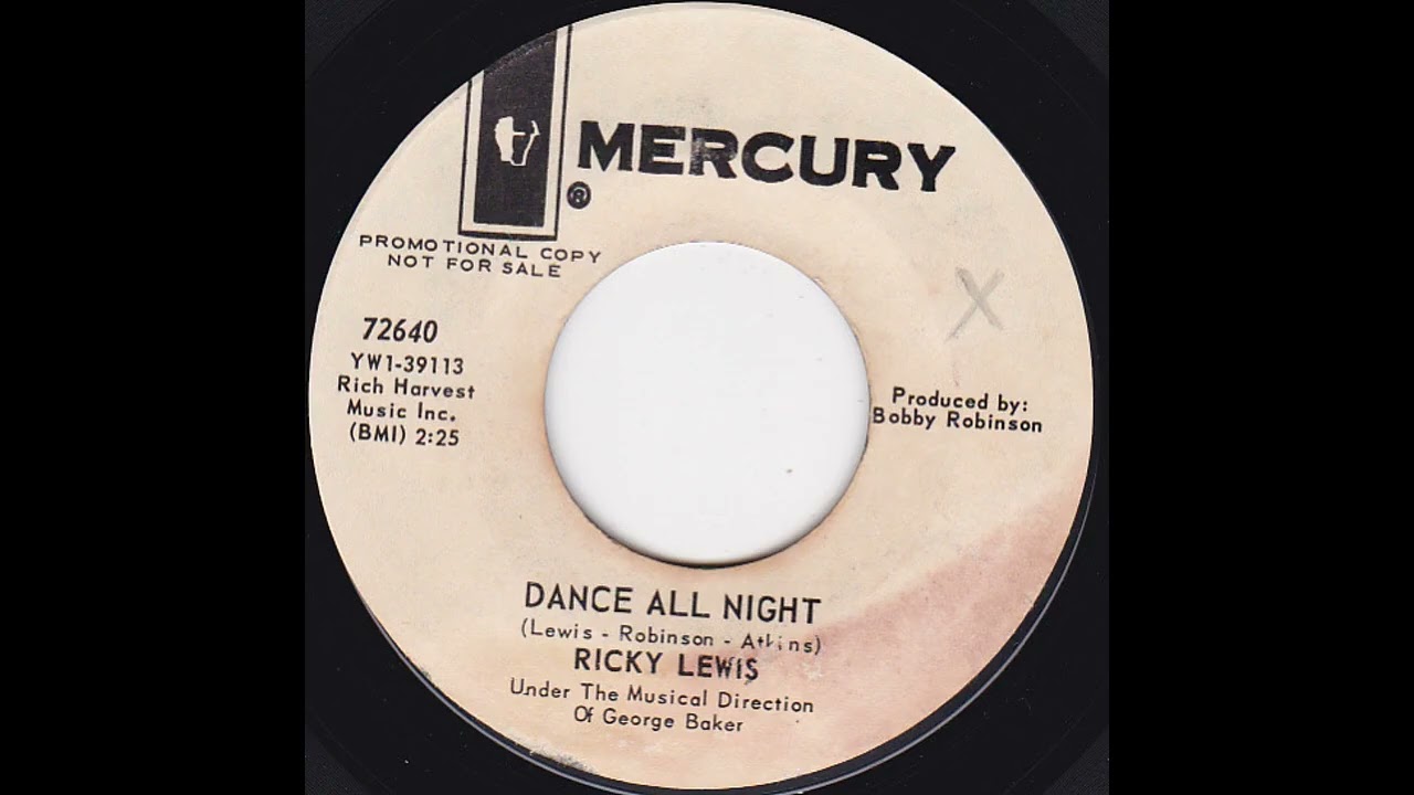 Ricky Lewis - Dance All Night - (1966) - #soulmusic #northernsoul