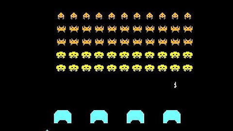 Space Invaders Play - Atari 7800 version