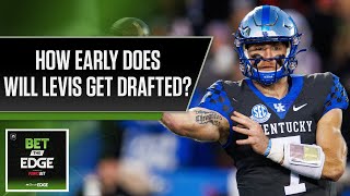 How quickly will QBs Young, Stroud, Richardson, Levis be drafted? + Bijan in top 10? | Bet the Edge screenshot 5