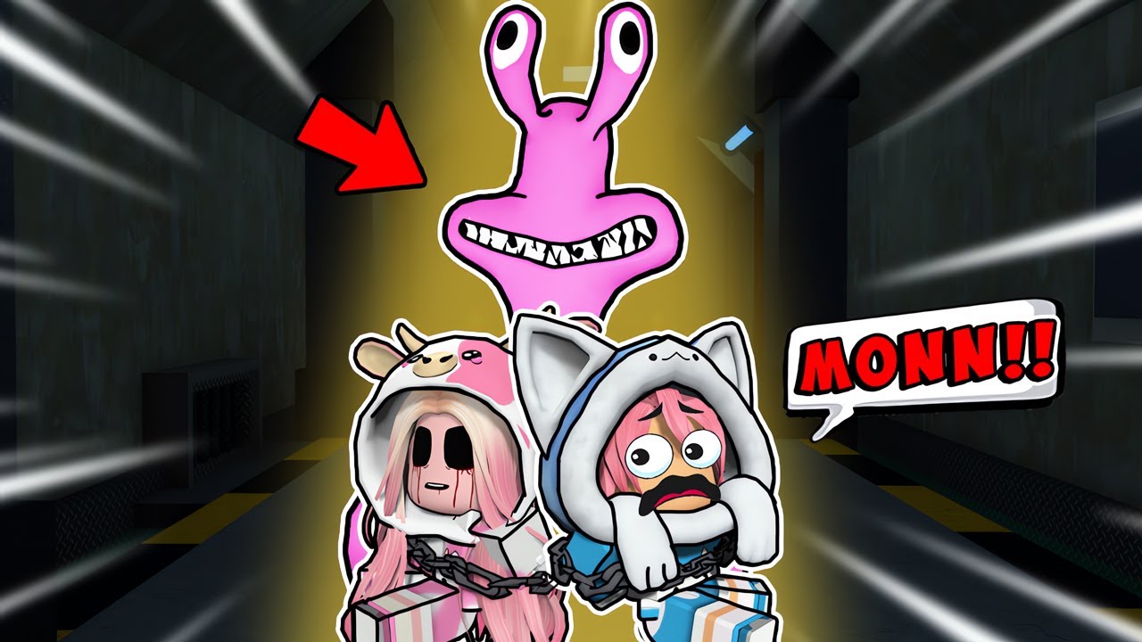 ATUN DAN MOMON DI TANGKAP PINK RAINBOW FRIENDS fea @BANGJBLOX | ROBLOX