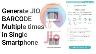 Create multiple barcode for jio sim in single devi screenshot 3