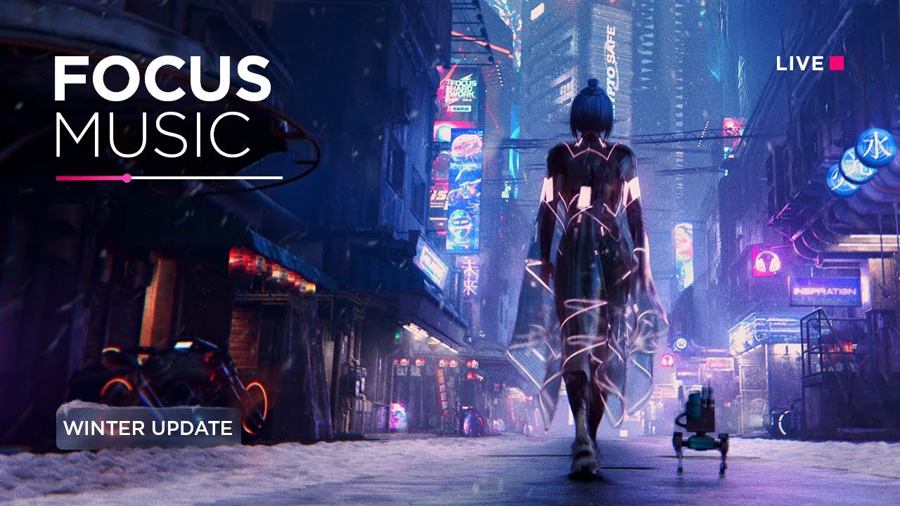 Музыка для работы - Дип-футурист-гаражный микс для концентрации и продуктивности -