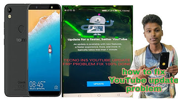 Tecno in5 frp youtube update problem fix 1000%