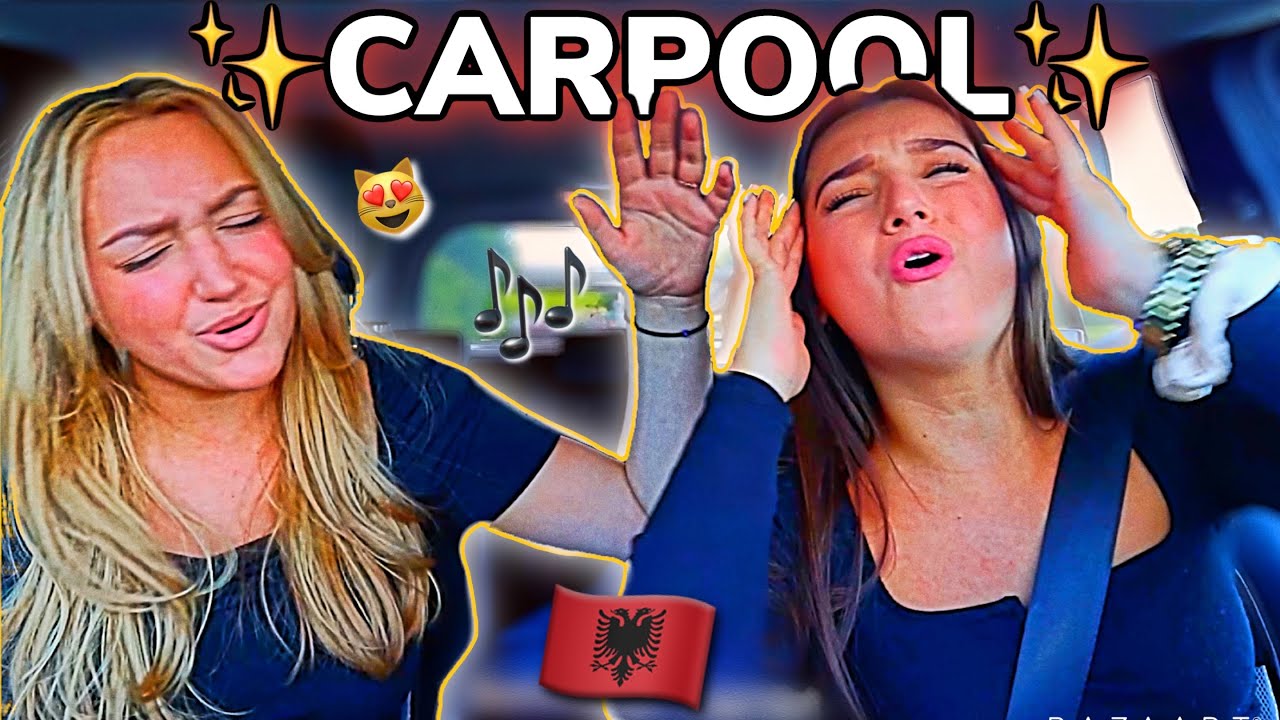 CARPOOL 🇦🇱 😱🔥(mit Azet, Dhurata Dora, Dardan, Kurdo, Usher..)