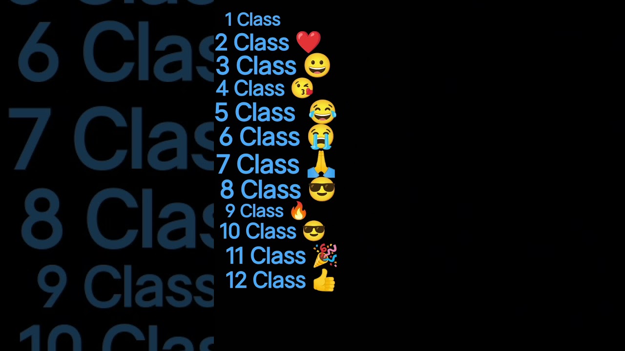 1 To 12 Class
