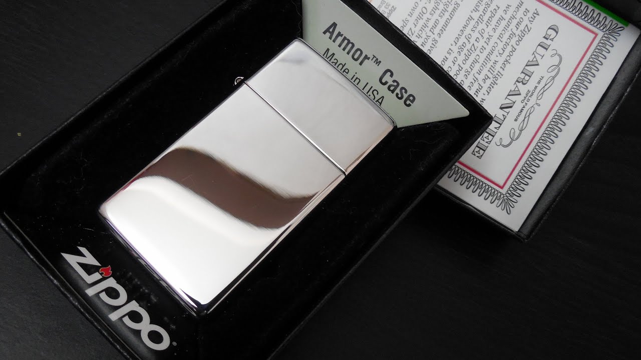 Slim Armor Zippo Unboxing (1603) YouTube