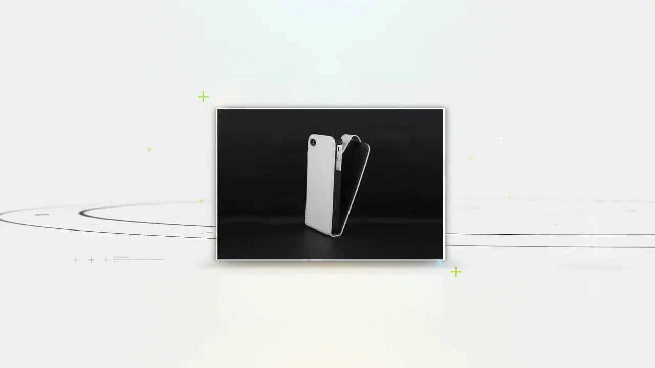 iPhone 4/4S Leather Flip Case Pouch Wallet with Magnetised Clasp