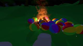 SteamVR - Beach Ball Campfire Laser Gun Blastathon screenshot 2