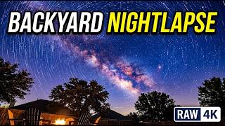 Starlight & Water: Midnight Pond Time Lapse 🌌