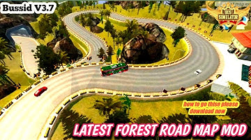 Map Mod Bussid V3.7.1 / Latest Forest Road Map Mod For Bus Simulator Indonesia || Bussid Mod ||