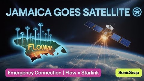 Flow Jamaica Links with Starlink for Emergencies 🚀🇯🇲”