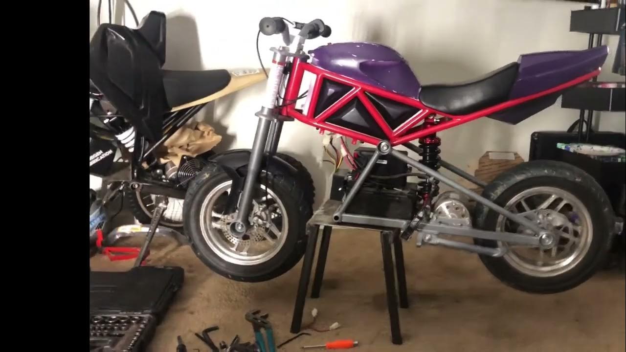 Razor RSF650 Fully Custom 10 inch extended my1020/qs165 swing arm YouTube