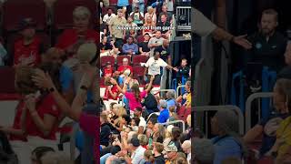 Dijoani elected for Sophie headlock #caitlinclark #basketball #wnba