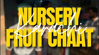 Pakistani Fruit Chaat | Karachi Street Food Tour | Nursery Fruit Chaat | Famous Chaat