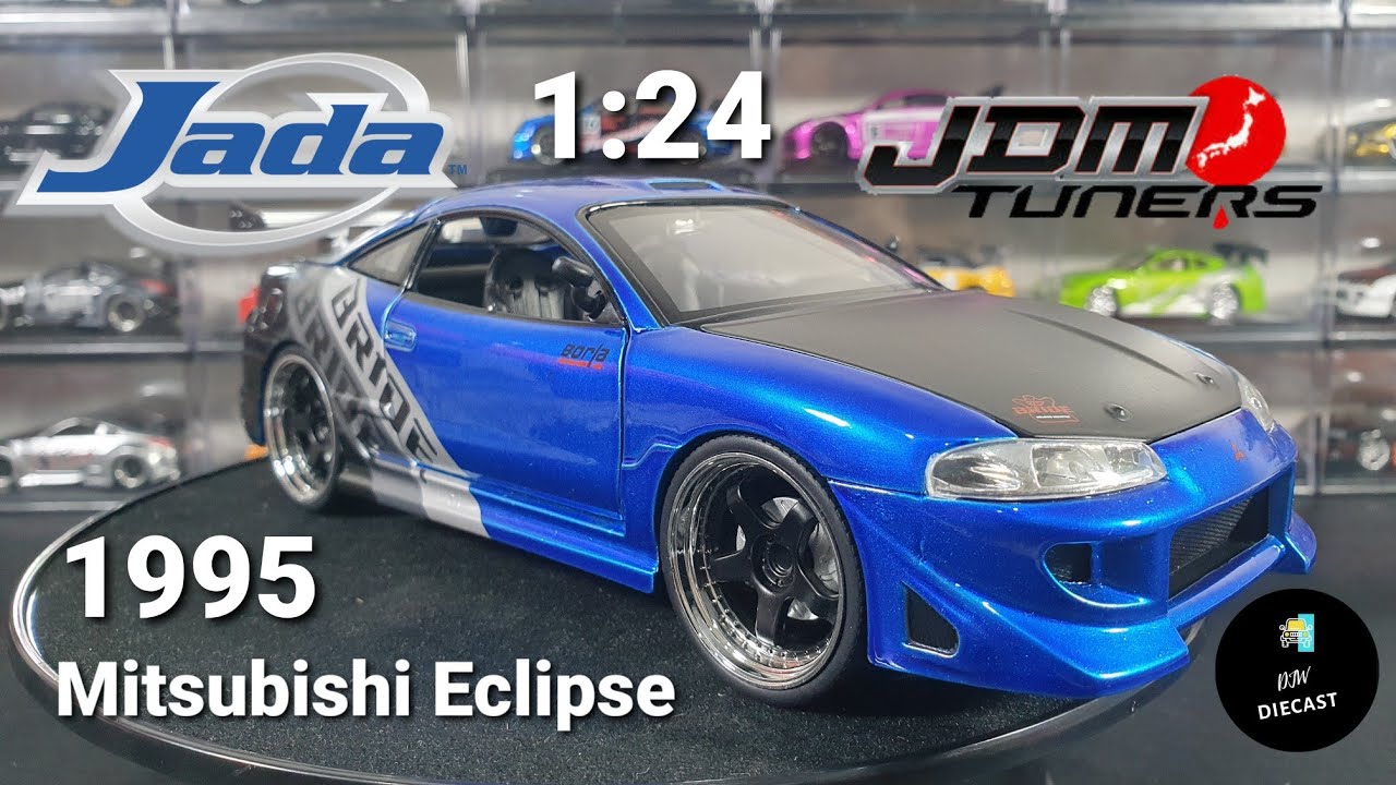 Jada Toys 1:24 Fast & Furious Brian's Mitsubishi Eclipse Play Vehicle 