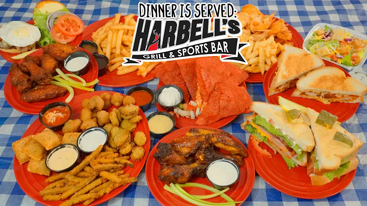 American Sports Bar Food Challenge w/ Appetizers, ...