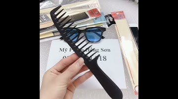 Lược răng thưa tạo kiểu tóc