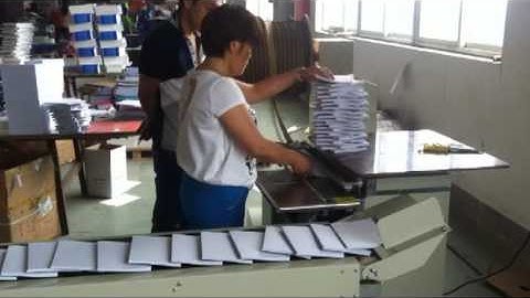 Double wire binding machine DCA520 for notebook